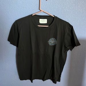 Black t shirt with design